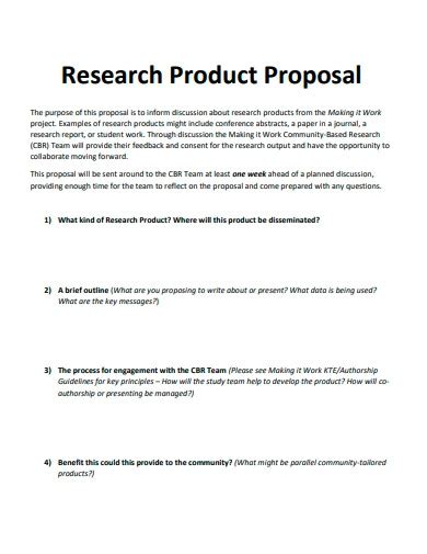 Product - 31+ Examples, Format, How to Research, PDF