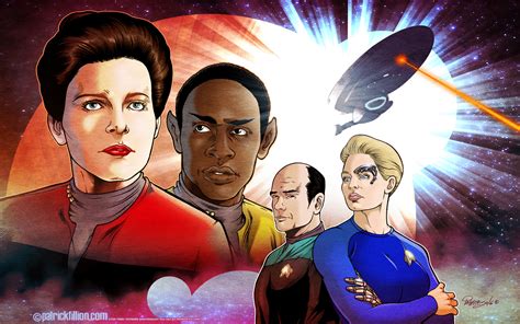 Star Trek VOYAGER anniversary fan art!