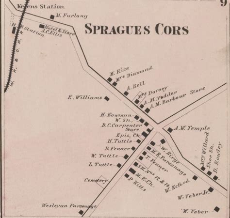 History of Sprague's Corners, New York — New York Genealogy