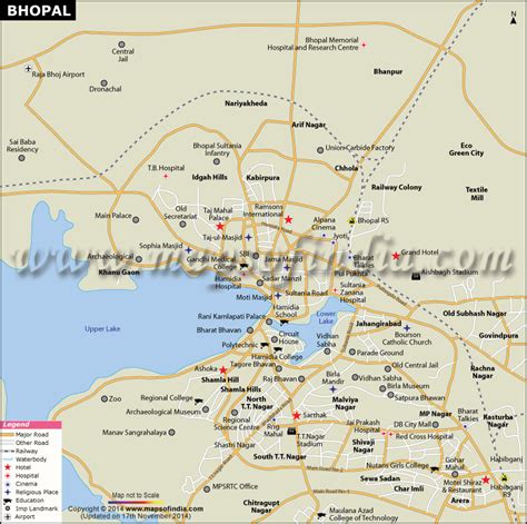 Map Bhopal | Color 2018