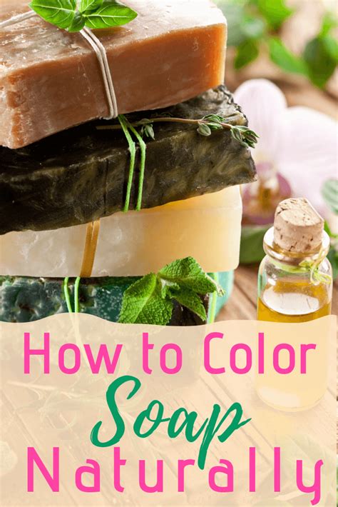 How to Color Soap Naturally without Dyes or Chemicals - Simple Pure Beauty