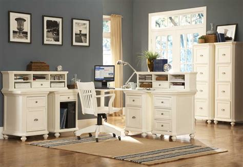 Hanna Corner Executive Office Design White | White office furniture ...