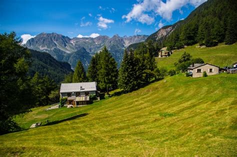 Premium Photo | Landscape of the alps in france in summer