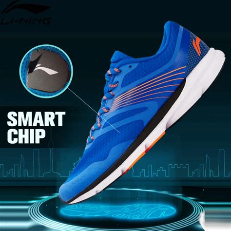 Li Ning Men's ROUGE RABBIT Smart Running Shoes SMART CHIP Sneakers Cushioning Breathable LiNing ...