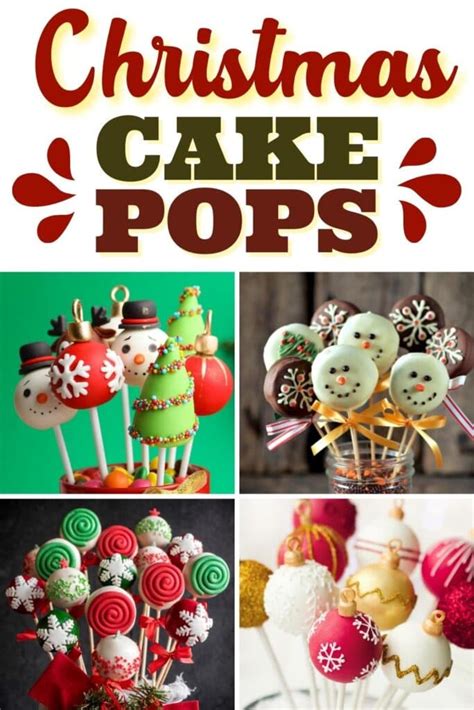 25 Best Christmas Cake Pops for the Holidays - Insanely Good