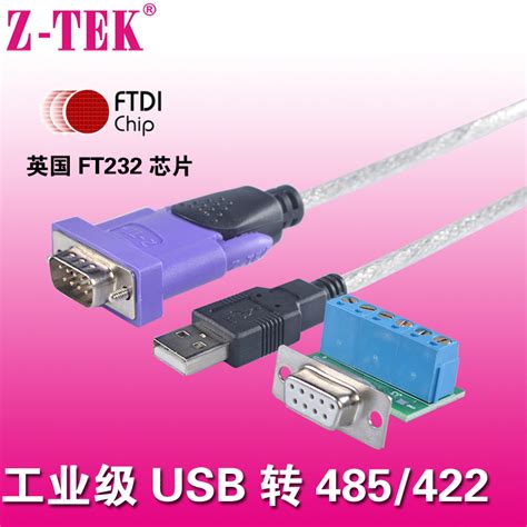 [$27.90] Z-TEK Lite Industrial USB Converter Serial Communication Line RS485/RS422 Converter ...