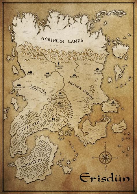 What Are Fantasy Maps: How to Create a Whole New (Fictional) World - TCK Publishing