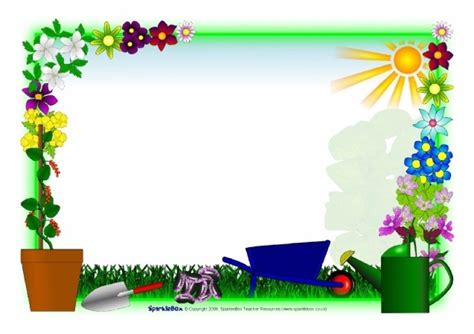 Download High Quality garden clipart border Transparent PNG Images ...