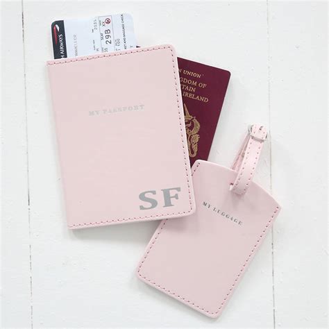 Personalised Pink Passport Holder And Luggage Tag By My 1st Years | notonthehighstreet.com