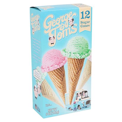 Bulk George & Tom's Sugar Ice Cream Cones, 12-ct. Packs | Dollar Tree