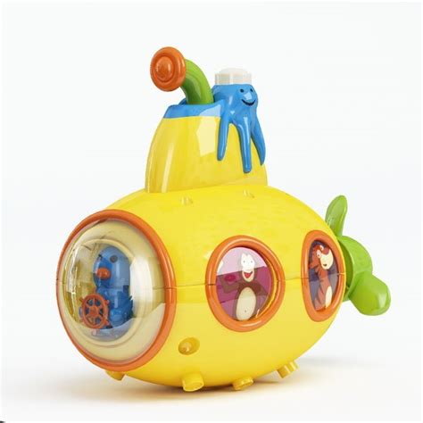 Plastic submarine toy 3d model | Toys, Designer toys, 3d model