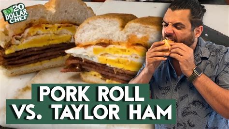 Pork Roll Vs Taylor Ham The Debate To End All Debates Youtube | Free ...