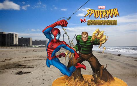 Spider-Man vs Sandman by MatzSchenk120 on DeviantArt