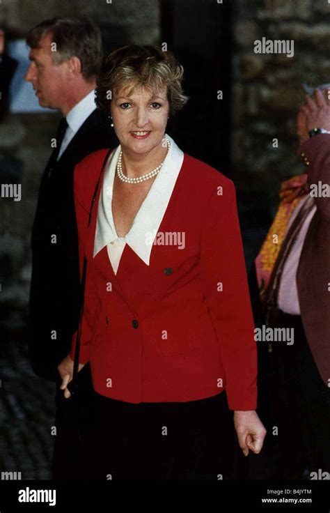 Penelope Keith actress who starred in To The Manor Born October 1989 DBase Stock Photo - Alamy