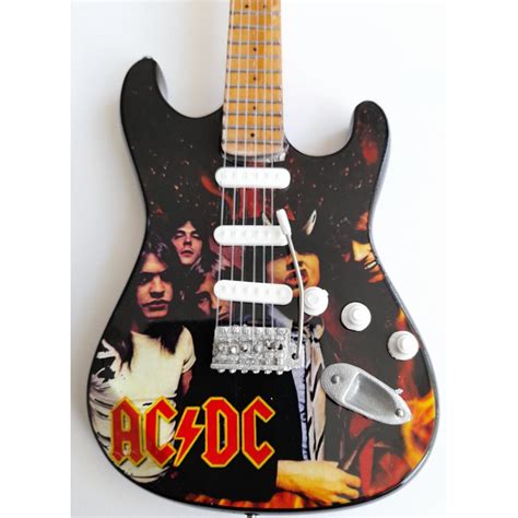 Ac/DC Highway To Hell Tribute Miniature Guitar Exclusive