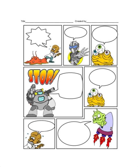 Comic Strip Template - 7+ Free PDF, PSD Documents Download | Free ...