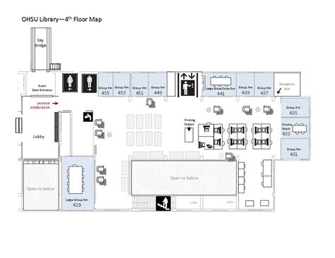 Library Floor Plans | OHSU