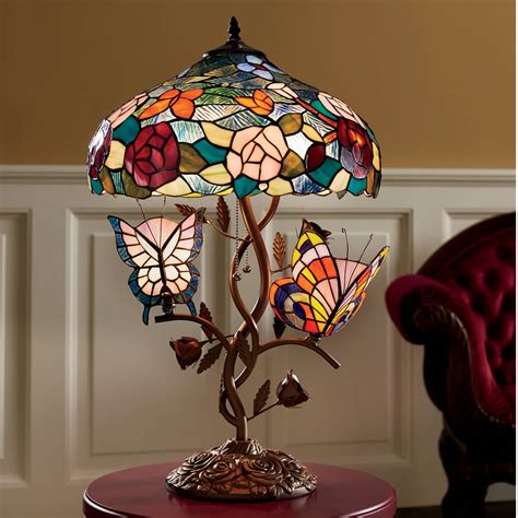 Stained Glass Butterfly Table Lamp | Seventh Avenue