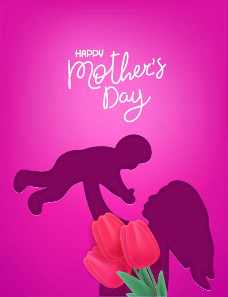 130+ Happy Mothers Day Logos Silhouette Stock Illustrations, Royalty ...