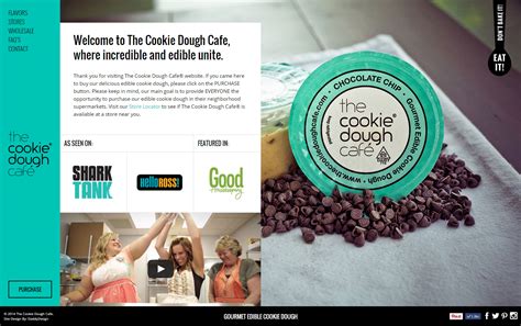 The Cookie Dough Cafe | Responsive WordPress | Daddy Design