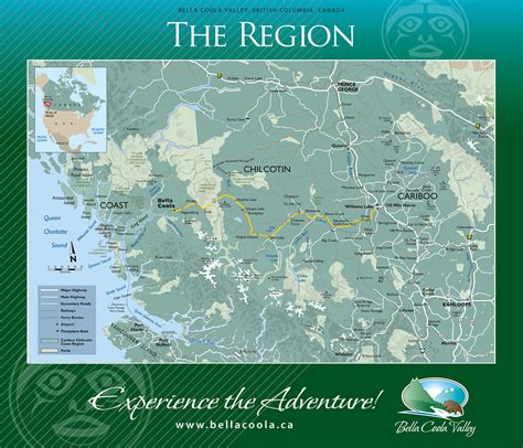 Bella Coola Valley Region Map - Tallheo Canada • mappery