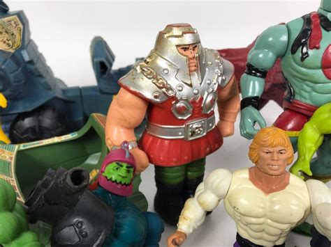 Collection Of Vintage He-Man Action Figures And Vehicles 1981, 1982, 1983, 1984, 1985 - See Photos