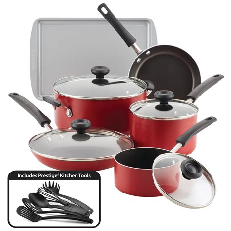 Farberware 3-Piece Set Easy Clean Aluminum Nonstick Frying Pans/Fry Pans/Skillet, Aqua - Walmart.com