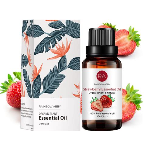 30ML Strawberry Essential Oil 100% Pure Strawberry Oil for Diffuser Me – RainbowAbby 2013