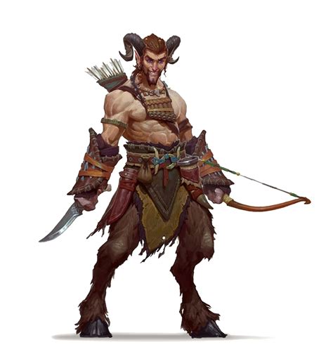 Satyr Fey - Pathfinder PFRPG DND D&D 3.5 5E 5th ed d20 fantasy Fantasy Character Art, Rpg ...