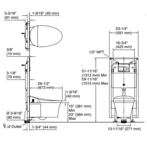 Kohler Veil Intelligent Wall Hung Toilet Installation - Wall Design Ideas