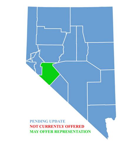 Nevada Map for traffic ticket representation in Mineral County – Nevada Traffic Ticket Pro ...