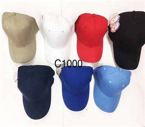 Assorted Color Plain Ball Cap - at - yachtandsmith.com - yachtandsmith.com