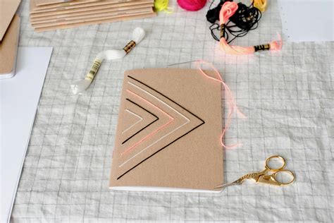 DIY Embroidered Notebooks - Dear Handmade Life