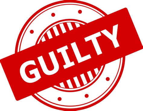 4 Guilty Stamp (PNG Transparent) | OnlyGFX.com