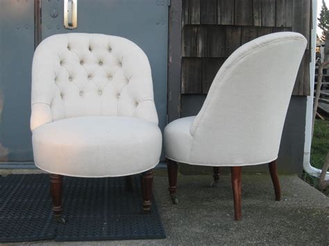 Tufted Slipper Chair at 1stdibs