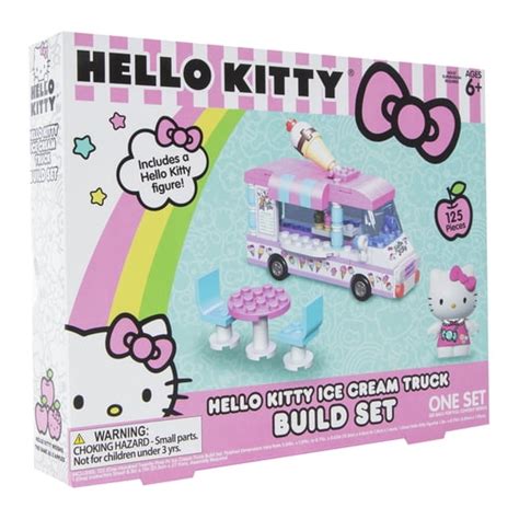 Hello Kitty® Ice Cream Truck Build Set & Figure - Assemble Kitty's ...