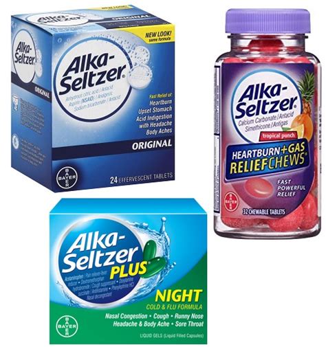 Alka-Seltzer - Ingredients, Benefits, Dosage, Side Effects and Interactions - Drugs Details