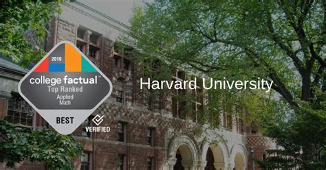 Harvard Is #5 in 2019 Best Schools for Applied Math Ranking - College ...