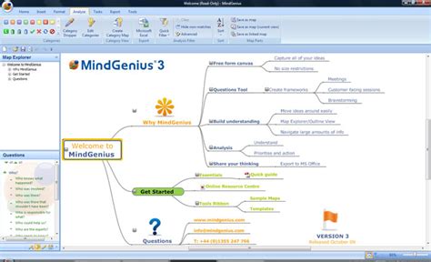 MindGenius 3 launches with new ribbon toolbar, analysis and filtering tools - Mind Mapping ...