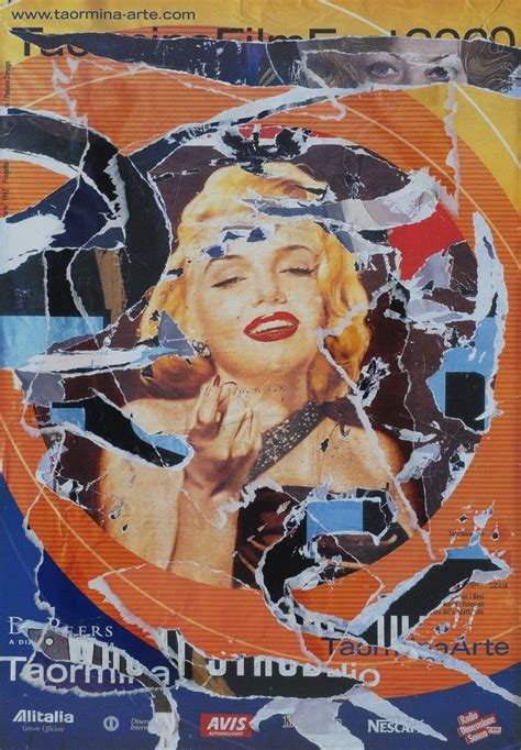 Mimmo Rotella, ‘Omaggio a Marilyn II’, 2004 | Pop art, Tears art ...