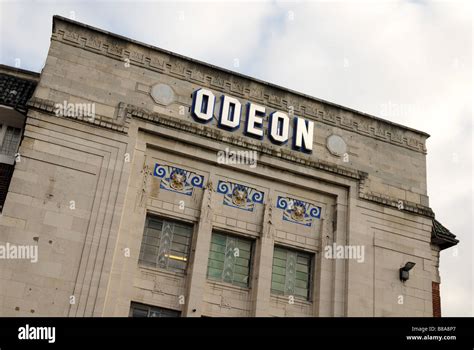 Odeon cinema front Stock Photo - Alamy