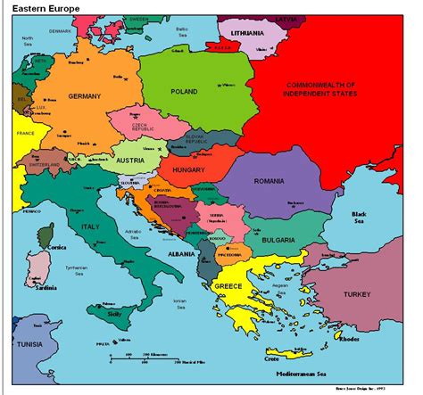 Albania map europe - Map of europe showing Albania (Southern Europe ...