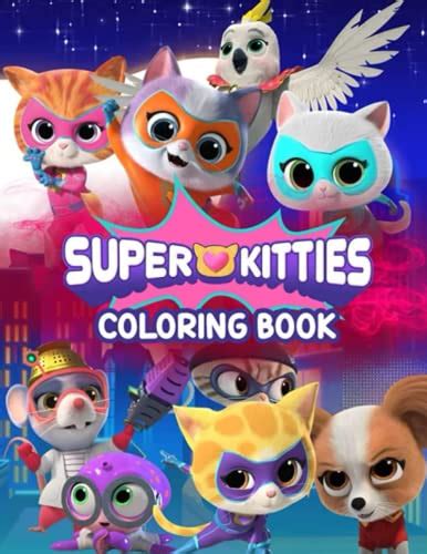 Superkitties Coloring Book: Encourage Creativity with One Sided JUMBO Coloring Pages for ...