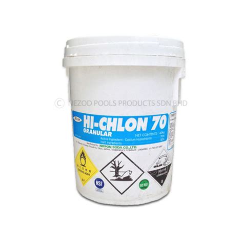 CALCIUM HYPOCHLORITE 70% GRANULAR.JAPAN - 45KG - Nezod Pools Products Sdn Bhd