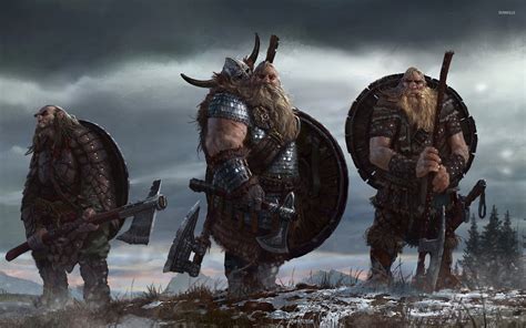 Vikings ready for battle wallpaper - Fantasy wallpapers - #47414