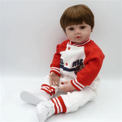 New Arrival Baby Boy 24'' Reborn baby Dolls Toy Soft Silicone Realistic ...