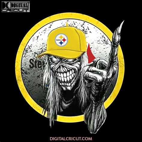 Pittsburgh Steelers PNG, Skull PNG, Football PNG, Sport PNG, Love Foot ...