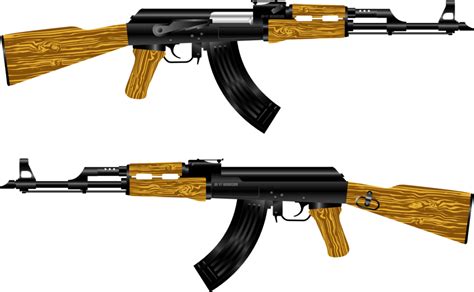 Public Domain Clip Art Image | AK 47 Rifle | ID: 13526664619347 ...