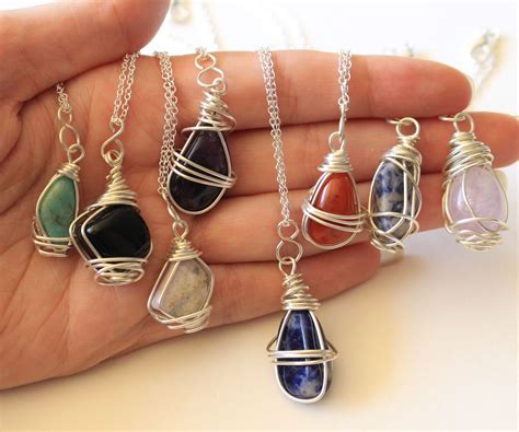 Wire Wrapped Stone Pendants : 11 Steps (with Pictures) - Instructables
