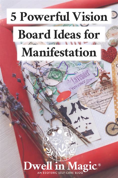 5 Powerful Vision Board Ideas For Manifestation - Dwell in Magic